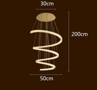 Lustre Moderne pour Salle à Manger - Lumières Éclairage LED Décoratif | Marco Lucetti Diamètre 50cm / Gradation à distance RC