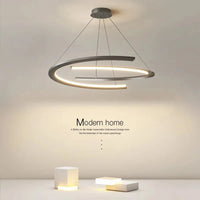 Lustre moderne pour un salon élégant | Marco Lucetti Noir / 60 cm / Blanc froid, pas de télécommande