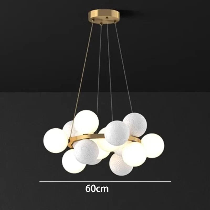 Lustre moderne pour une décoration intérieure stylée | Marco Lucetti 16 têtes B / Blanc chaud