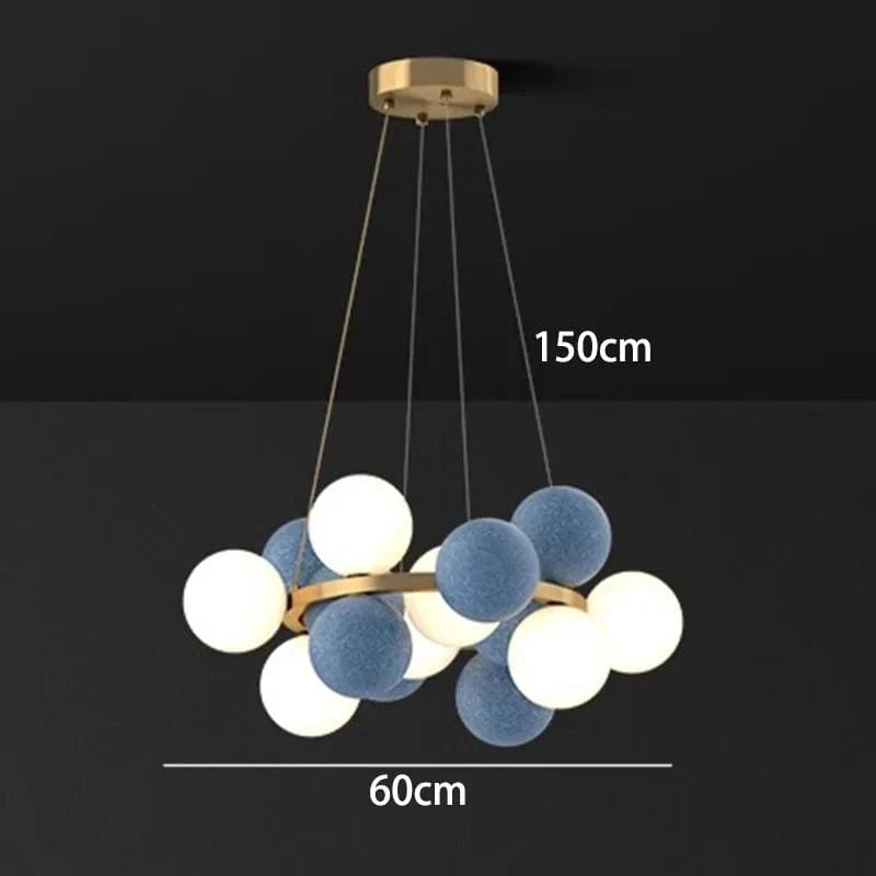 Lustre moderne pour une décoration intérieure stylée | Marco Lucetti 16 têtes C / Blanc chaud