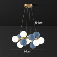 Lustre moderne pour une décoration intérieure stylée | Marco Lucetti 16 têtes C / Blanc chaud
