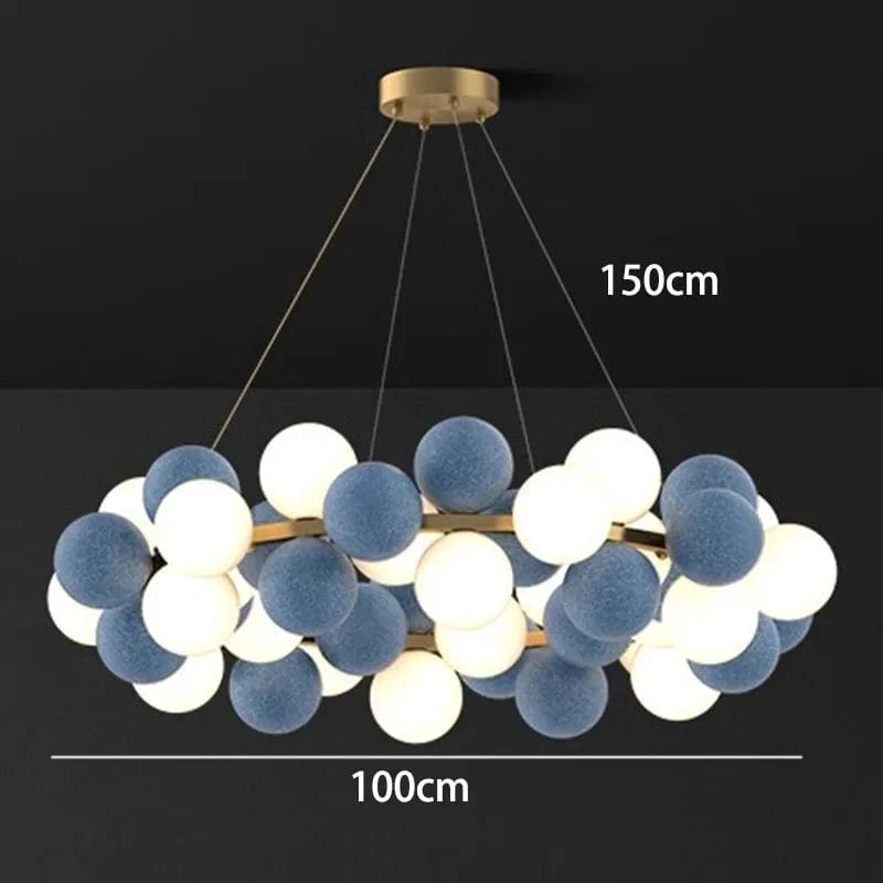 Lustre moderne pour une décoration intérieure stylée | Marco Lucetti 48 têtes C / Blanc chaud