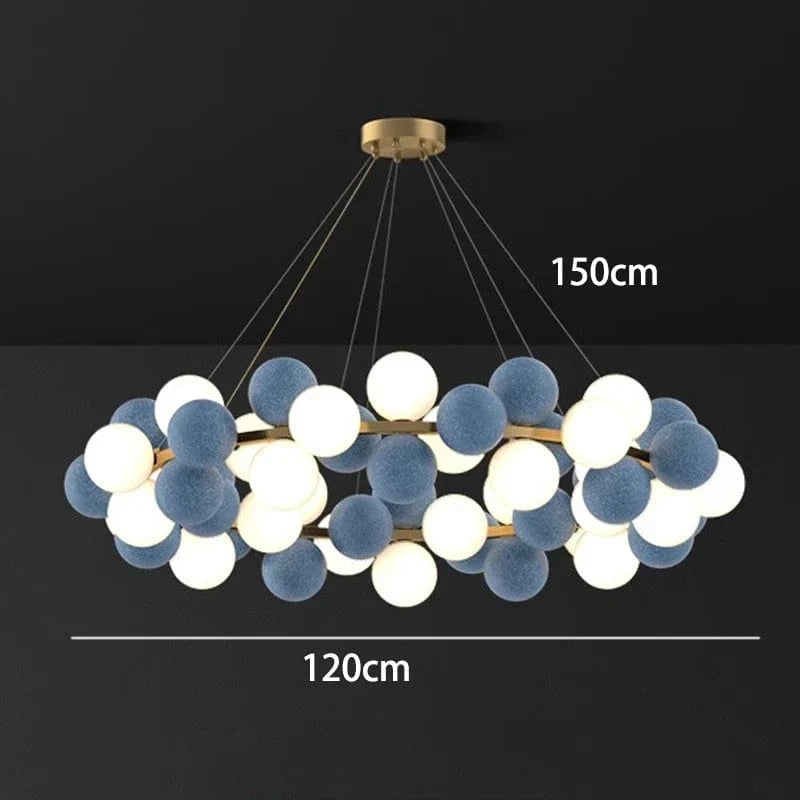 Lustre moderne pour une décoration intérieure stylée | Marco Lucetti 56 têtes C / Blanc chaud