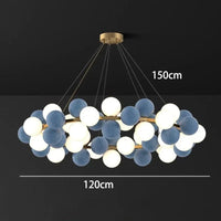 Lustre moderne pour une décoration intérieure stylée | Marco Lucetti 56 têtes C / Blanc chaud
