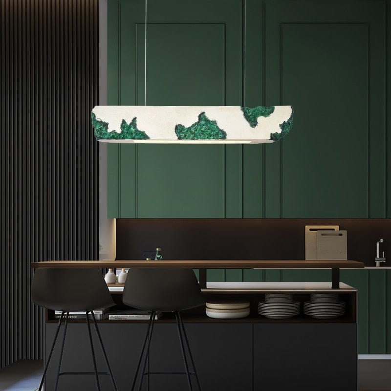 Lustre moderne rectangulaire - Couleur Hazel | Marco Lucetti