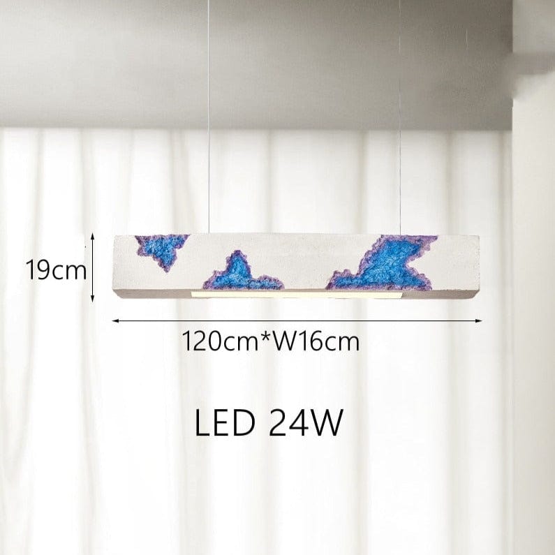 Lustre moderne rectangulaire - Couleur Hazel | Marco Lucetti E / Chaude