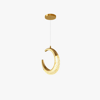 Lustre de luxe moderne à tête unique