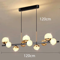 Lustre Moderne Suspension pour un Éclairage Intérieur Suspendu | Marco Lucetti 10 têtes / Blanc froid