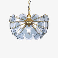 Lustre Nahia en verre motif dent de lion | Marco Lucetti