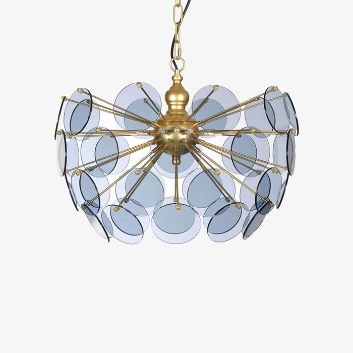 Lustre Nahia en verre motif dent de lion | Marco Lucetti