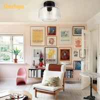 Lustre Nodic Simple en verre transparent pour chambre, salon, salle à manger et couloir | Marco Lucetti