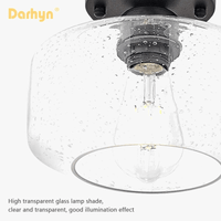 Lustre Nodic Simple en verre transparent pour chambre, salon, salle à manger et couloir | Marco Lucetti