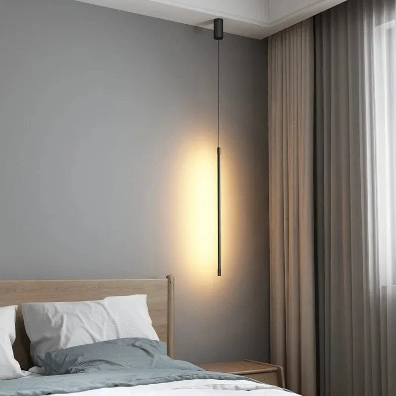 Lustre noir à LED pour chambre à coucher et salon | Marco Lucetti