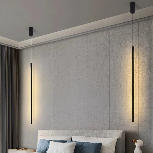 Lustre noir à LED pour chambre à coucher et salon | Marco Lucetti