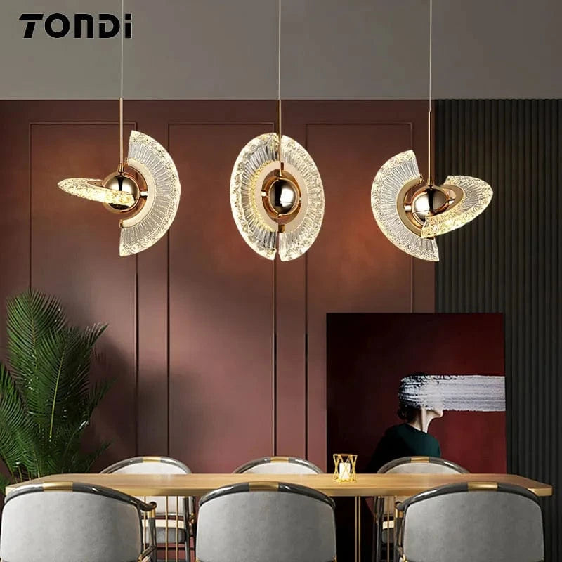 Lustre Nordic Crystal Oval LED. | Marco Lucetti