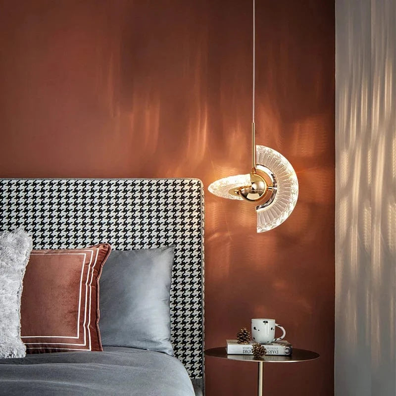 Lustre Nordic Crystal Oval LED. | Marco Lucetti Style A 20 cm / Lumière froide