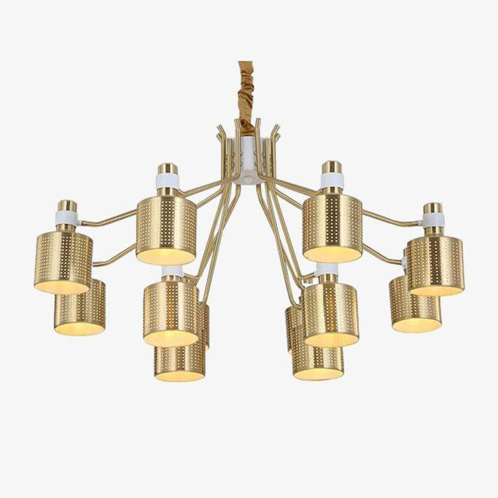Lustre Nordic Doré Moderne | Marco Lucetti
