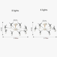 Lustre Nordico - Éclairage Scandinave en Bois de Macaron Post-Moderne | Marco Lucetti
