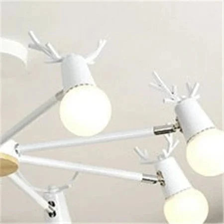 Lustre Nordico - Éclairage Scandinave en Bois de Macaron Post-Moderne | Marco Lucetti Blanc / 3 lumières