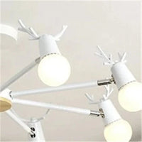 Lustre Nordico - Éclairage Scandinave en Bois de Macaron Post-Moderne | Marco Lucetti Blanc / 3 lumières