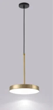 Lustre Nordikara en Acrylique LED pour Restaurants et Cafés | Marco Lucetti Cuivre / Blanc froid