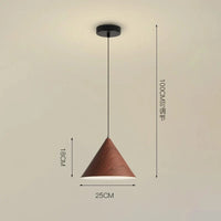 Lustre Nordikréatif Bois Simple Moderne Vintage | Marco Lucetti Couleur noyer