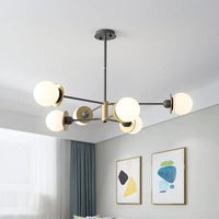 Lustre Nordique à Branches et Boules Épurées | Marco Lucetti