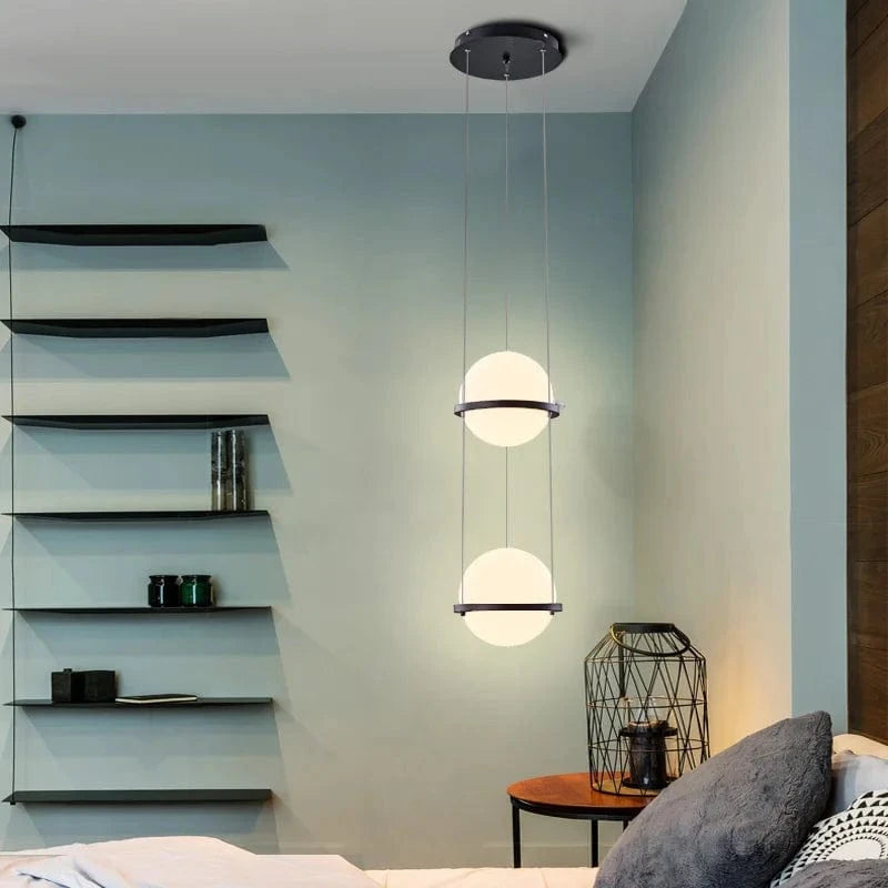 Lustre Nordique avec Plante Artificielle Suspendue en Pot | Marco Lucetti