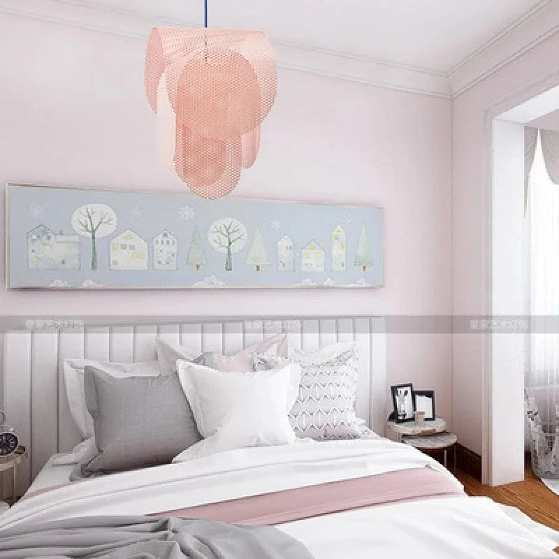 Lustre Nordique Créatif en Filet de Pêche pour Chambre d'Enfant et Salon - Éclairage LED Décoratif | Marco Lucetti