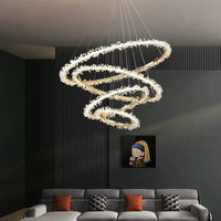 Lustre Nordique de Luxe en Cristal - Décoration Moderne | Marco Lucetti