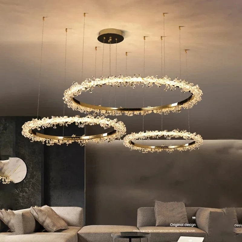 Lustre Nordique de Luxe en Cristal - Décoration Moderne | Marco Lucetti