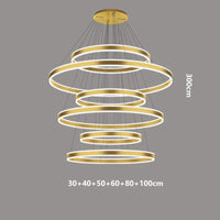 Lustre Nordique Déco Maison : Idéal pour votre Salon ! | Marco Lucetti Or 6 têtes / Blanc froid