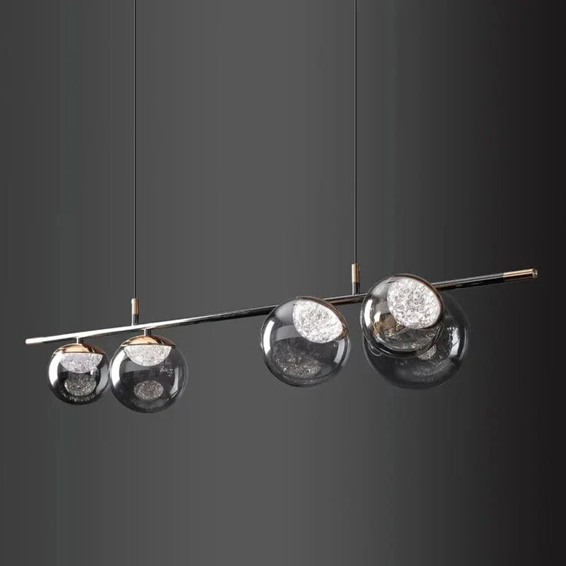 Lustre nordique design pour éclairage intérieur | Marco Lucetti 4 têtes / Blanc froid