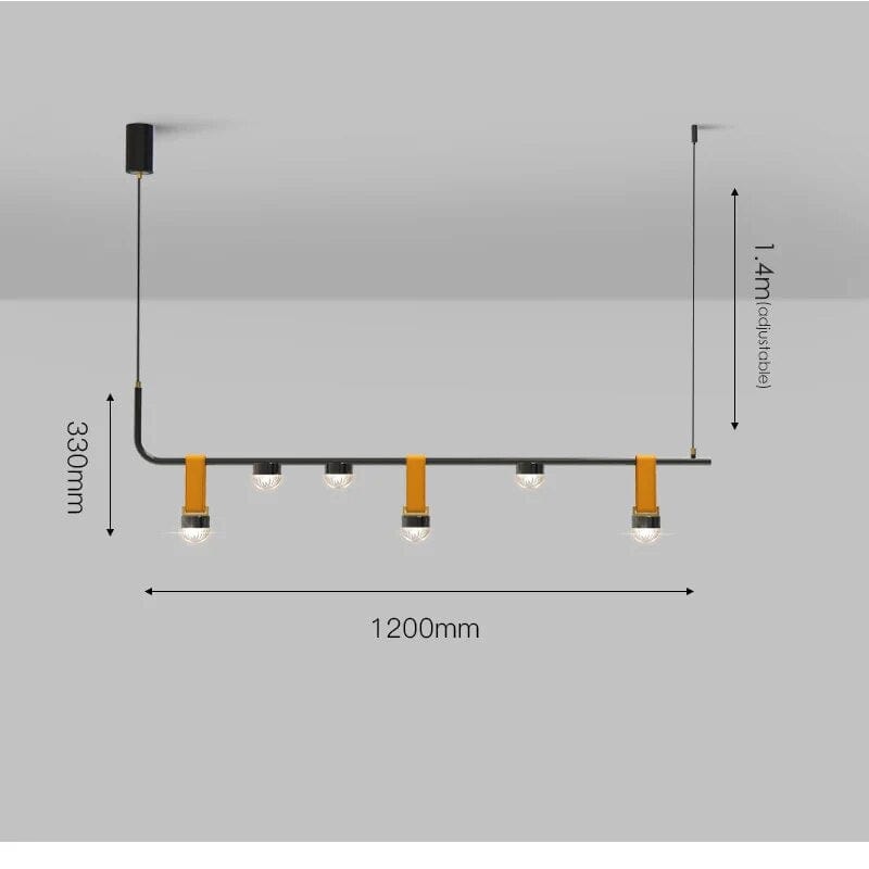 Lustre nordique élégant pour salle à manger | Marco Lucetti