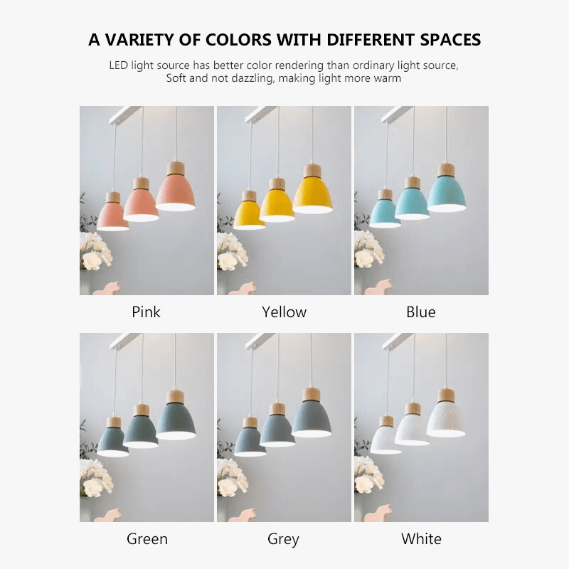 Lustre Nordique en Bois à 3 Têtes | Marco Lucetti