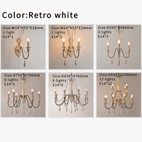 Lustre nordique en bois blanc rétro suspendu pour cuisine/chambre à coucher/salon 3/6/8/12 lumières | Marco Lucetti