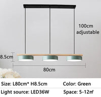 Lustre Nordique en Bois Massif avec LED Intégrée - Collection Scandinave | Marco Lucetti