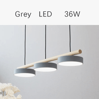 Lustre Nordique en Bois Massif avec LED Intégrée - Collection Scandinave | Marco Lucetti