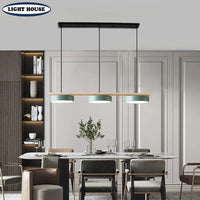 Lustre Nordique en Bois Massif avec LED Intégrée - Collection Scandinave | Marco Lucetti