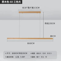Lustre nordique en bois massif de qualité supérieure | Marco Lucetti Couleur Bois 60cm Vari