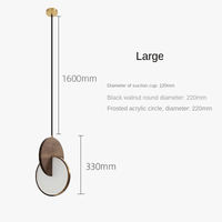 Lustre nordique en bois massif, design chinois moderne | Marco Lucetti