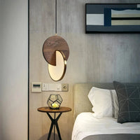 Lustre nordique en bois massif, design chinois moderne | Marco Lucetti