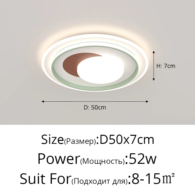 Lustre nordique en bois pour un éclairage intérieur élégant