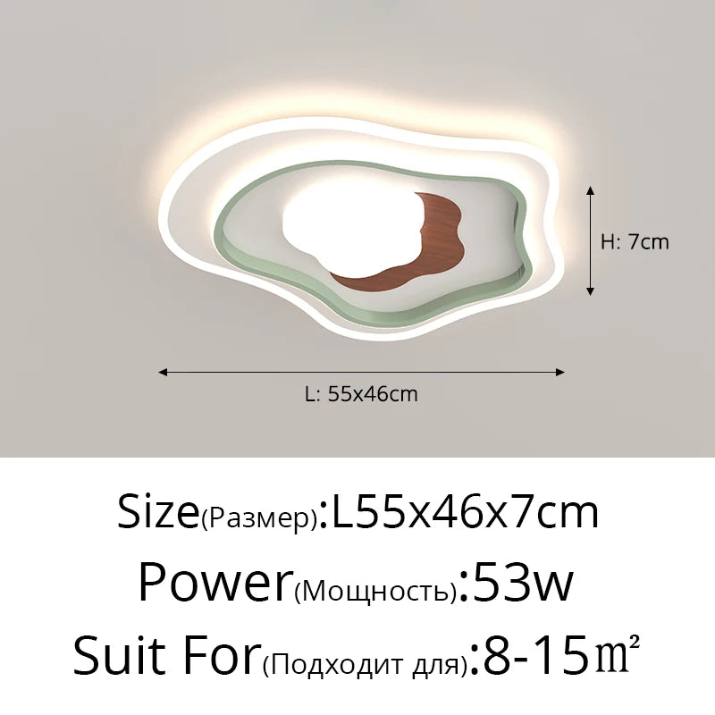 Lustre nordique en bois pour un éclairage intérieur élégant