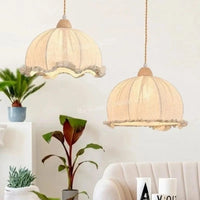 Lustre nordique en coton et lin scandinave | Marco Lucetti