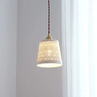 Lustre nordique en cuivre et céramique | Marco Lucetti Titre par défaut