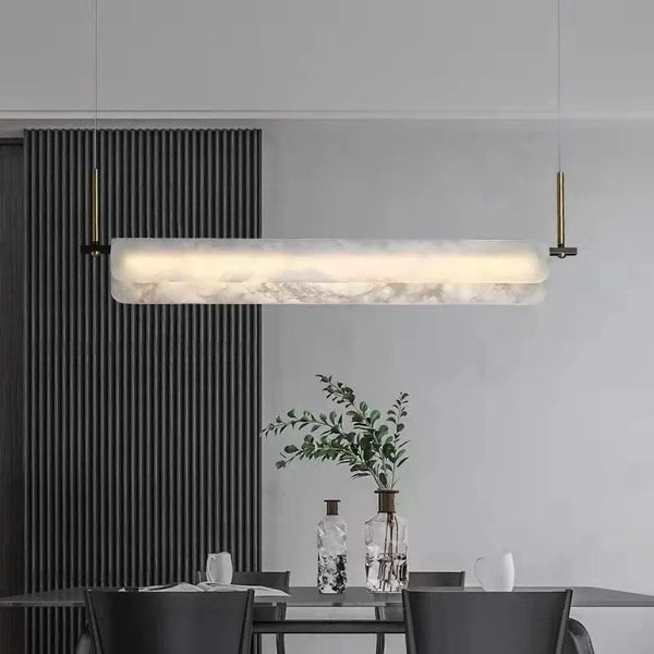 Lustre Nordique en Marbre LED pour une Décoration Moderne | Marco Lucetti