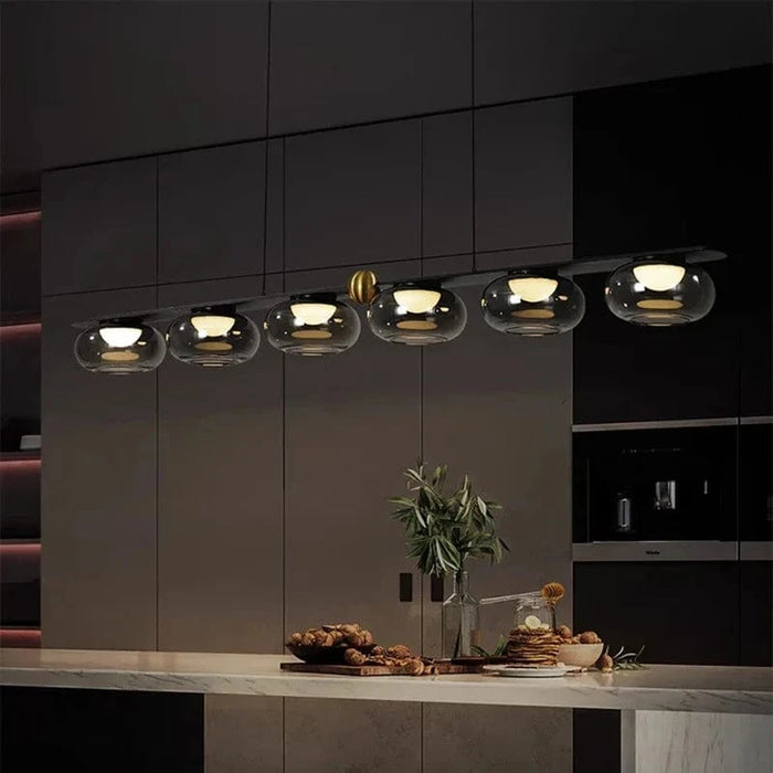 Lustre nordique en suspension : éclairage intérieur salon | Marco Lucetti