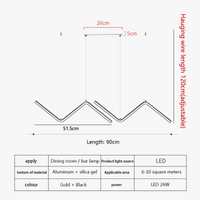 Lustre nordique en suspension LED pour une décoration intérieure élégante