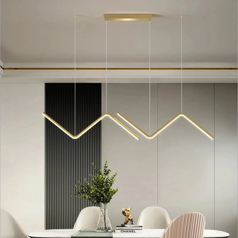 Lustre nordique en suspension LED pour une décoration intérieure élégante | Marco Lucetti